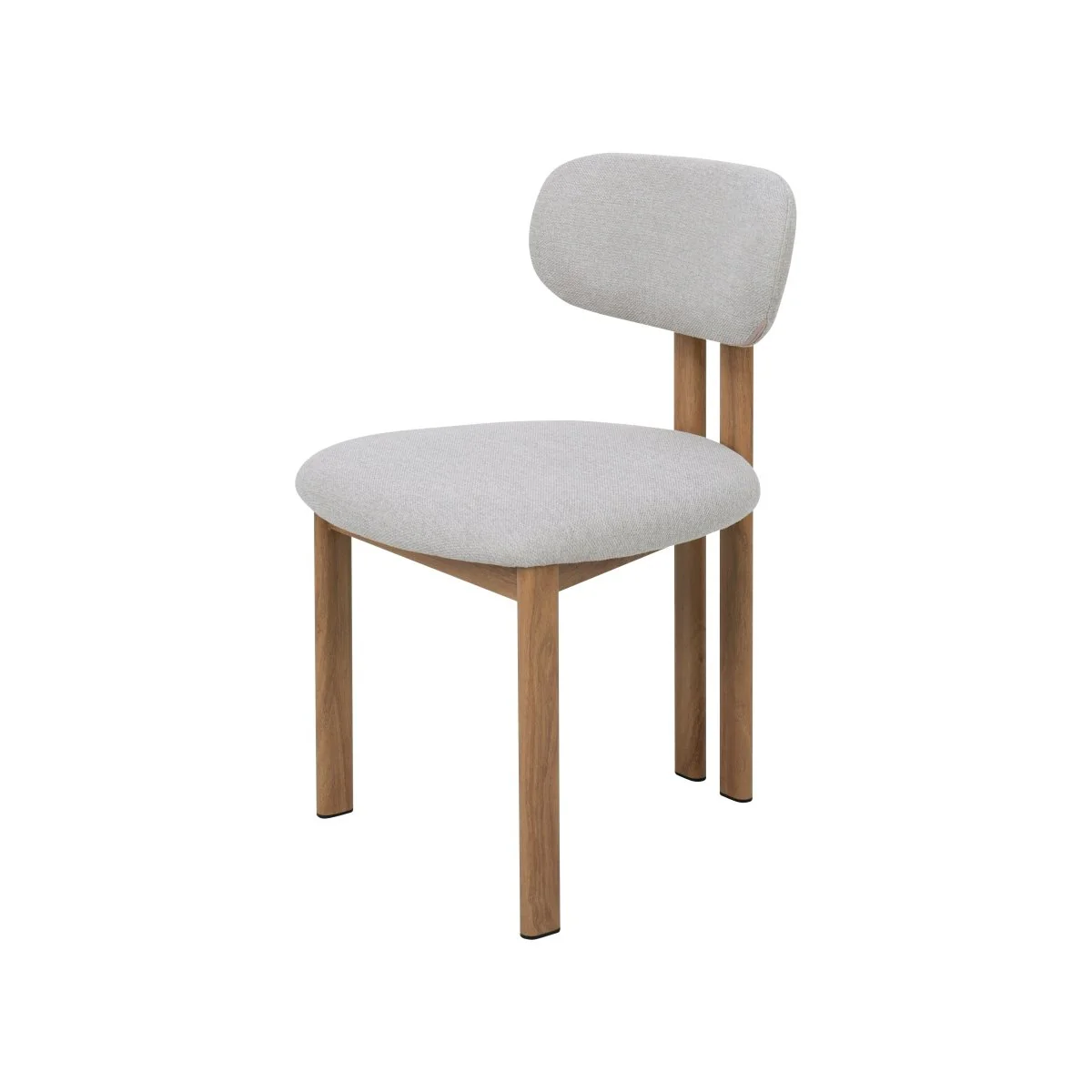 Eetkamerstoel Sabina Beige met eik onderstel - Image 2