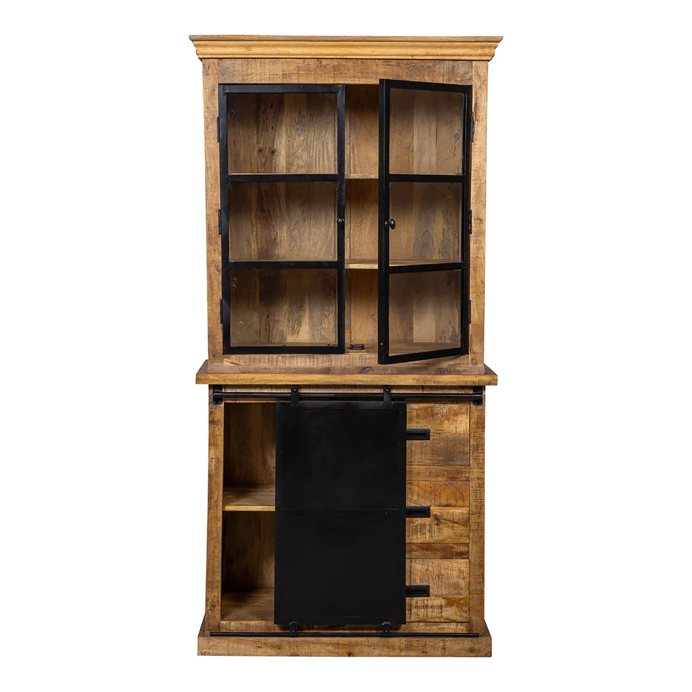 Mangohouten Buffetkast Milan 100 cm met Deurtjes Recht - Image 4