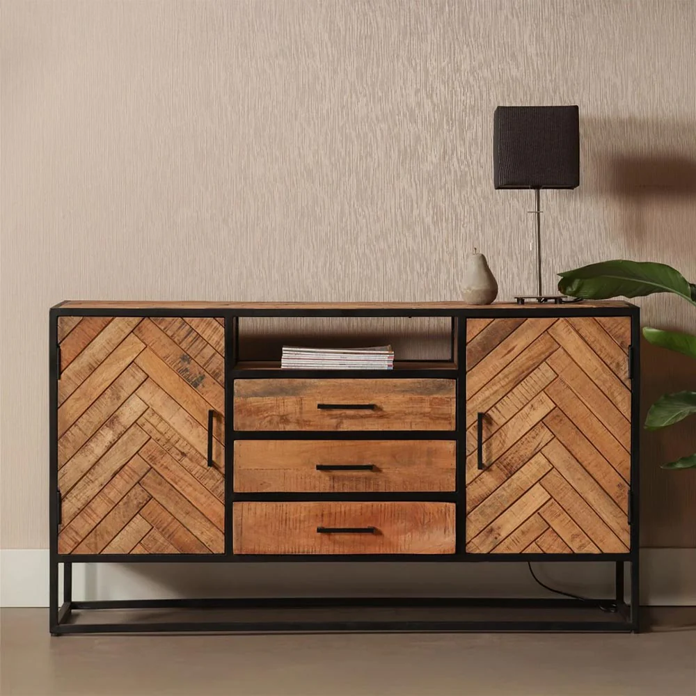 Mangohouten Dressoir Kjeld 145 cm