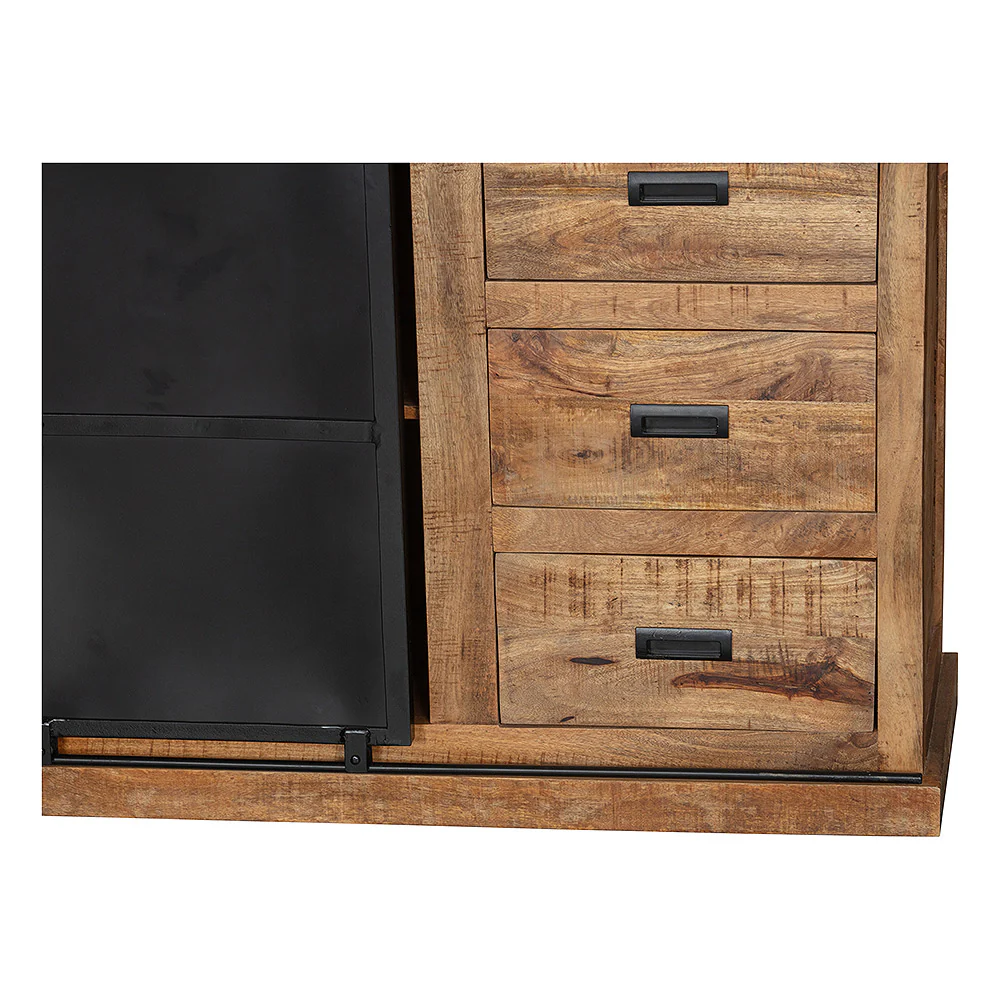 Mangohouten Dressoir Milan 220 cm - Image 4