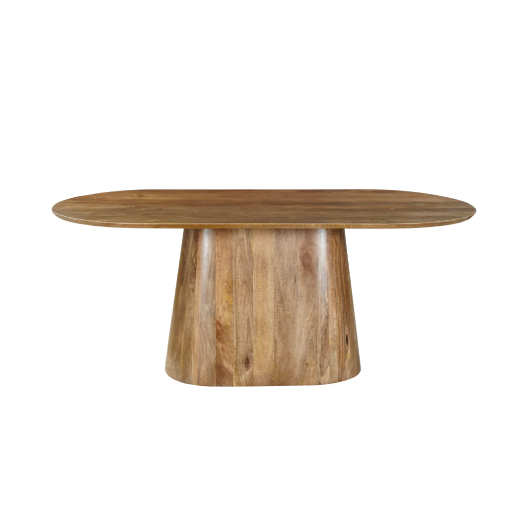 Mangohouten Eettafel Mick capsule 210×100 cm - Image 4