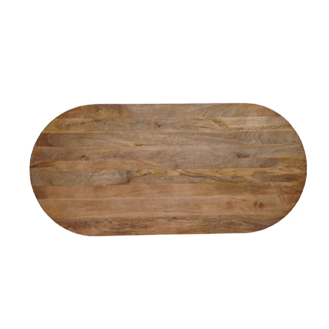 Mangohouten Eettafel Mick capsule 210×100 cm - Image 5
