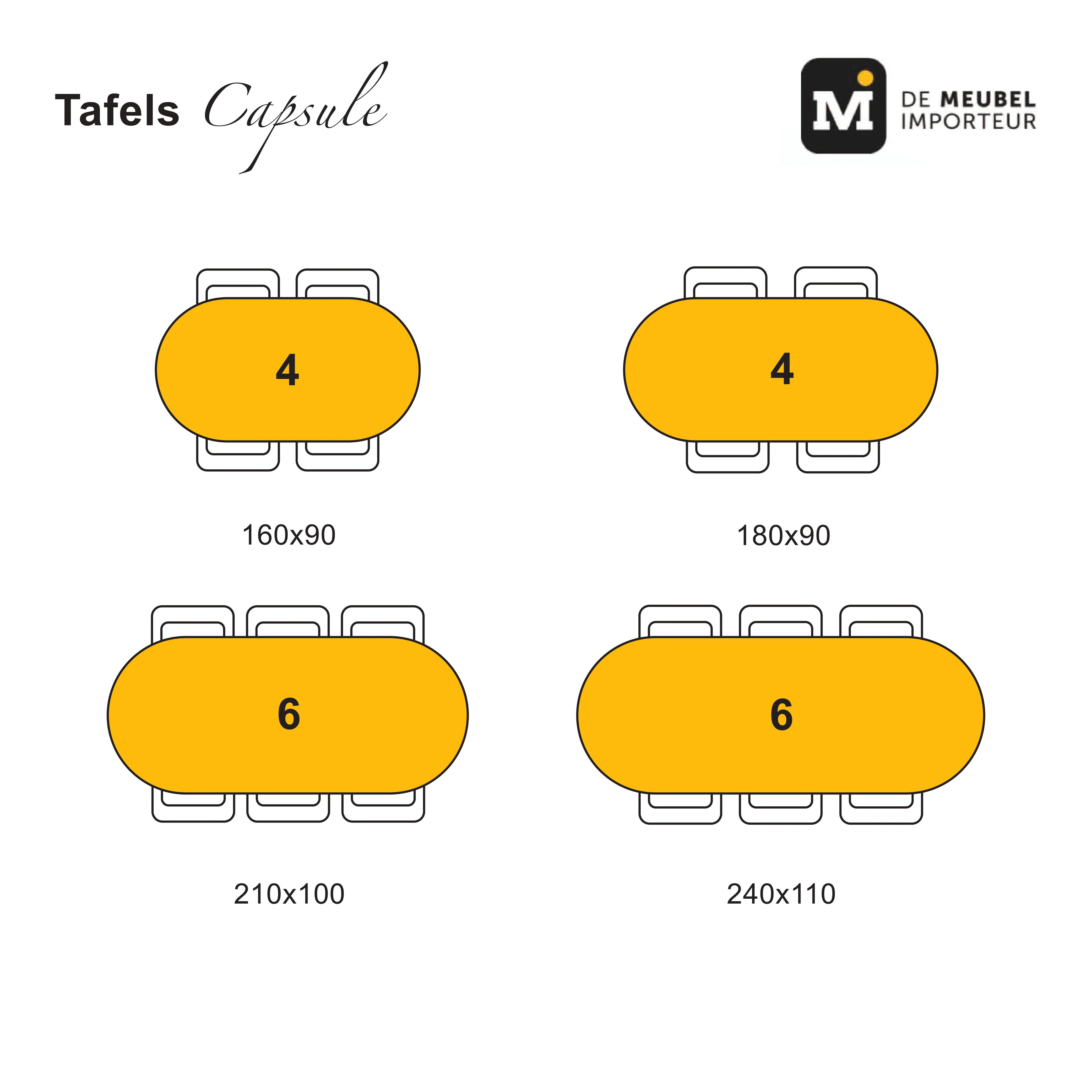 Mangohouten Eettafel Mick capsule 210×100 cm - Image 6