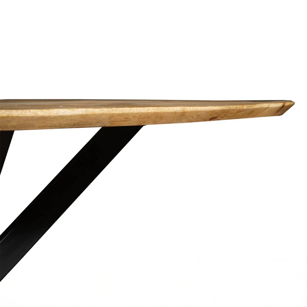 Mangohouten Eettafel Ovaal Julia 240x110 cm (2,5 cm) - Image 5