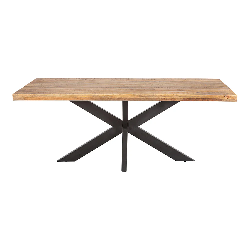 Mangohouten Eettafel Rechthoek Donald 300x120 cm (6cm) - Image 2