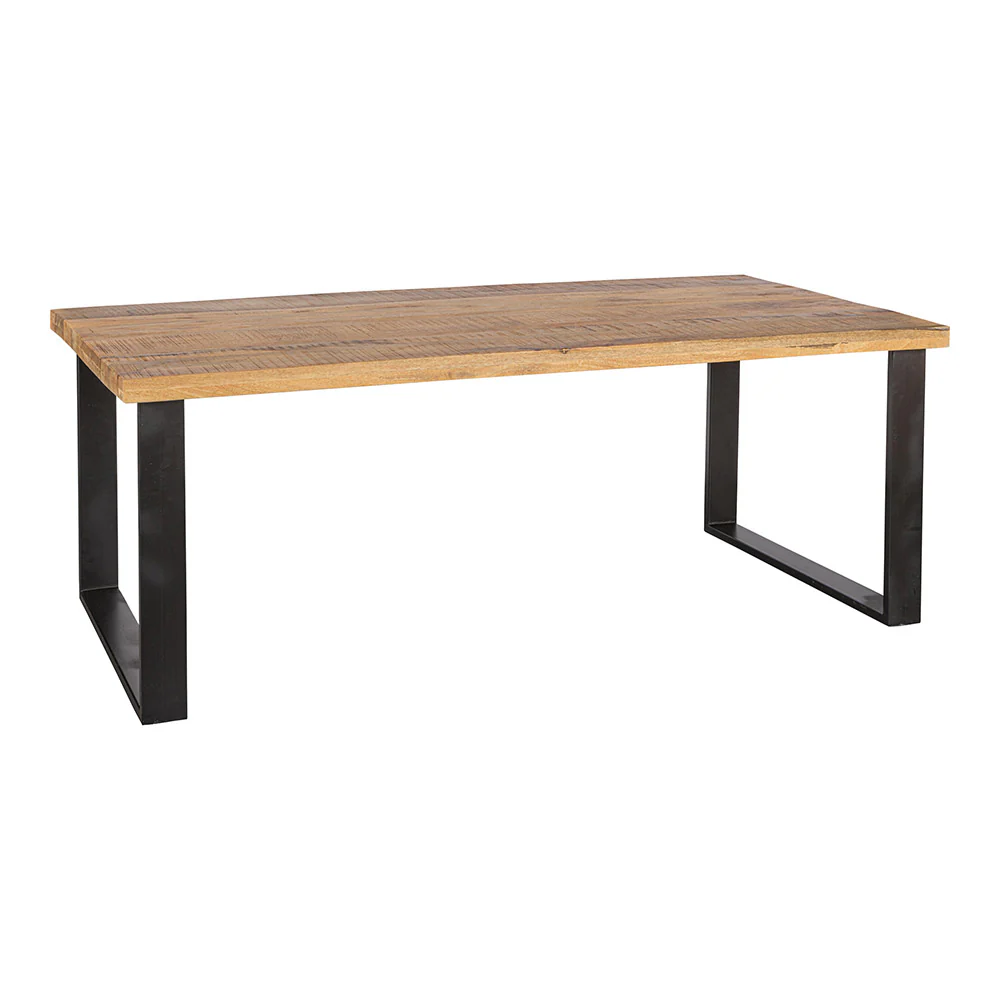 Mangohouten Eettafel Rechthoek Roy 300x120 cm (6cm) - Image 3