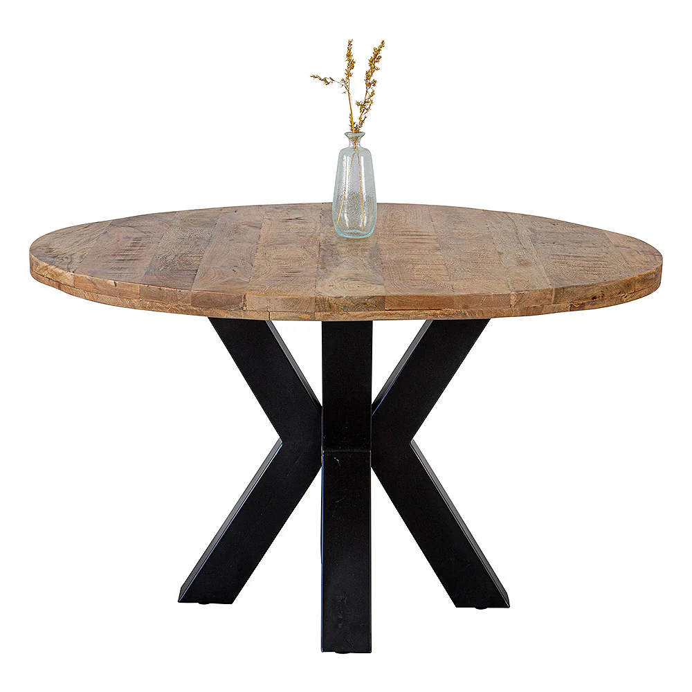 Mangohouten Eettafel Rond Tara 150 cm (5cm) - Image 3
