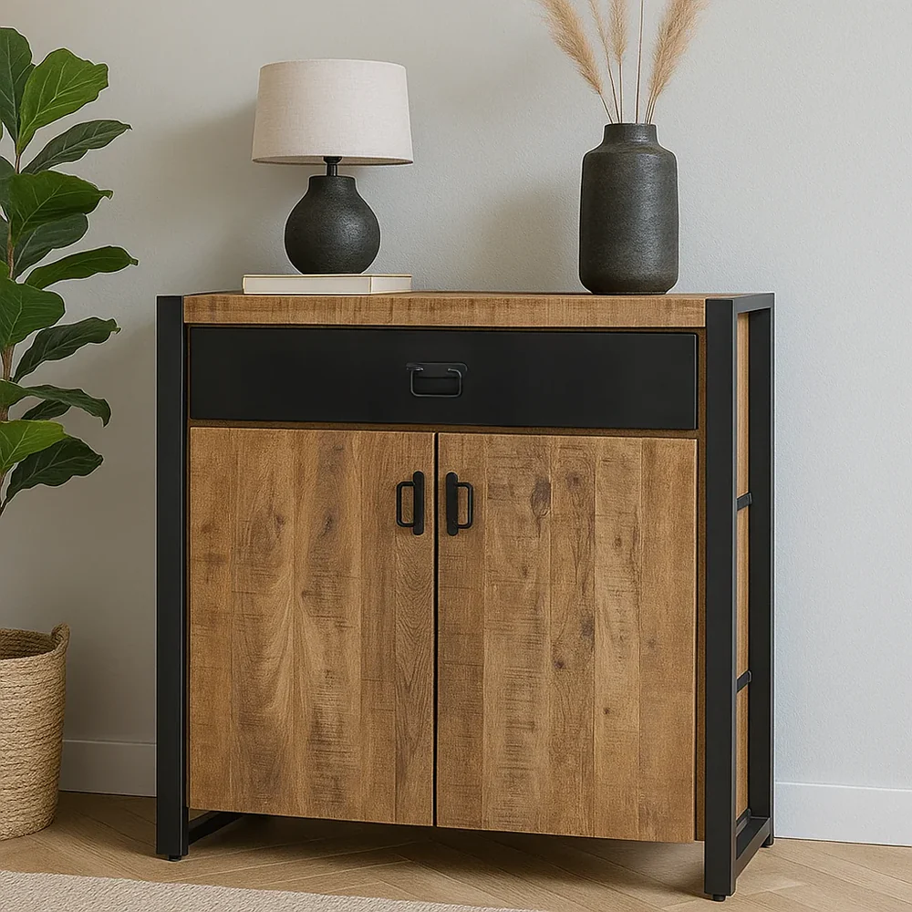 Mangohouten Kast Britt 100 cm