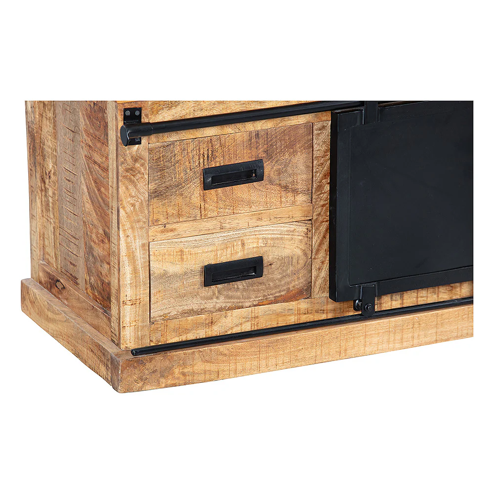 Mangohouten TV Meubel Milan 200 cm - Image 5